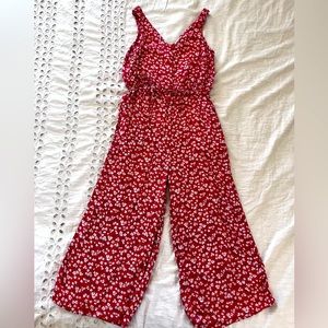 Fat face Red Jumpsuit